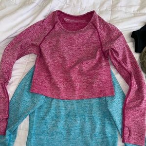 Victorias secret pink seamless crop tops